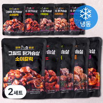 한끼통살 그릴드 닭가슴살 100g x 5종 x 2p 세트 (냉동), 2세트