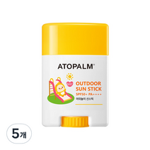 아토팜 유아용 야외놀이 선스틱 SPF50  PA    , 21g, 5개