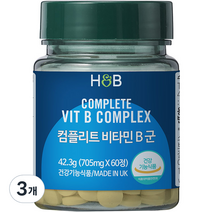 홀랜드앤바렛 컴플리트 비타민 B군 42.3g, 3개, 60정