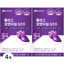 JW중외제약 플러스 코엔자임Q10, 4개, 15g