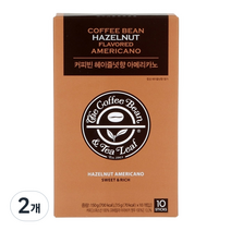 커피빈 헤이즐넛향 아메리카노 커피믹스, 15g, 10개입, 2개