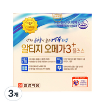 일양약품 알티지오메가3 플러스, 3개, 54g