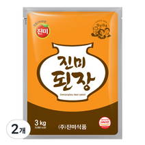 진미 된장, 3kg, 2개