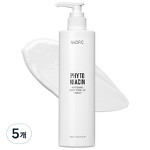 네시픽 피토 나이아신 화이트닝 바디 톤업 크림, 5개, 300ml