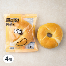 온베이글 플레인 베이글, 120g, 4개