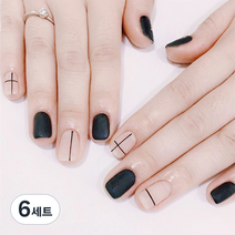 시시럽 네일스티커 세트, CICI-34, 6세트