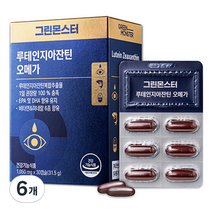 그린몬스터 루테인지아잔틴 오메가3, 30캡슐, 6개, 30정