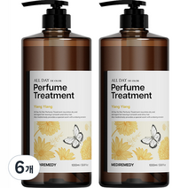 메디레머디 올데이 데오르 퍼퓸 트리트먼트 일랑일랑, 1000ml, 6개