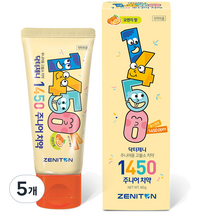 제니튼 닥터제니 1450 고불소 주니어치약 오렌지향, 60g, 5개