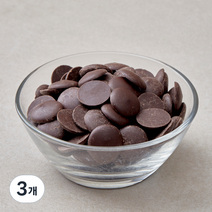 르본 쿠킹스토리 커버춰 다크 초콜릿, 3개, 600g