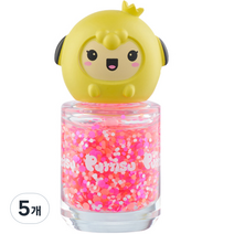 뿌띠슈 글리터팡팡 네일 8ml, G12 핑크페스티벌, 5개