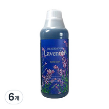 더허브스토리 버블바스 라벤더, 1000ml, 6개