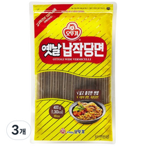 오뚜기 옛날 납작당면, 400g, 3개