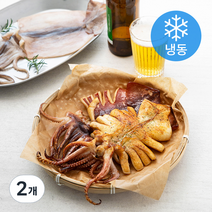 해선생 구룡포건조 반건오징어 5미 원양산 (냉동), 550g (5미), 2개