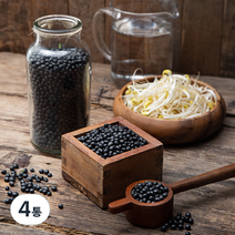 대구농산 검은콩 콩나물콩 약콩, 400g, 4통