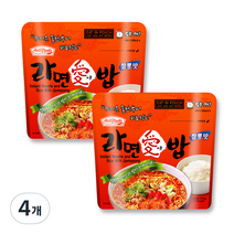 이지밥 라면애밥 짬뽕맛, 110g, 4개