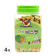 도기맨 반려견 비스켓SS 850g, 야채맛, 4개