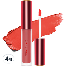 까레넬 포슬포슬 루비 에어핏 벨벳 립틴트 4.5g, 4개, 02 브릭 돌체