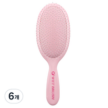 세븐스타 진주 웻 헤어브러쉬 대, 연핑크, 6개
