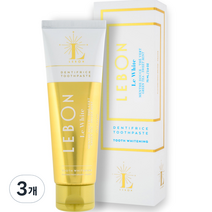 르봉 화이트닝 르화이트 치약, 75g, 3개