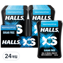 호올스 XS 멘토립터스 멘톨향 캔디, 15g, 24개입