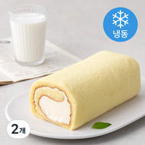 벨라플레이트 순백 롤케이크 (냉동), 400g, 2개