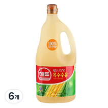 사조해표 해표 옥수수유 1.8L, 6개