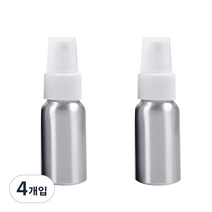 DM 뷰티 스프레이 알루미늄 공병 30ml, 화이트, 4개입
