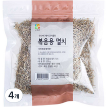 이미지 볶음용 지리 멸치, 200g, 4개
