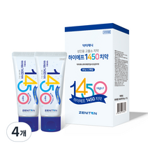 제니튼 닥터제니 하이에프 1450 고불소 치약 2p, 120g, 4개