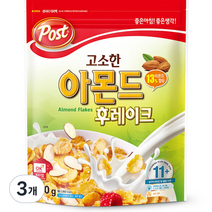 포스트 아몬드후레이크620g, 620g, 3개