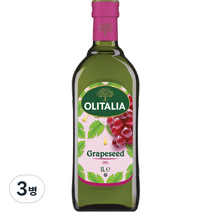 올리타리아 포도씨유 1리터, 3병, 1L