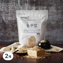 바른곡물 국산 율무쌀, 2개, 1.6kg