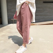 걸스데일리 여성용 뮤즈 12 스터닝 리얼밴딩 배기 팬츠