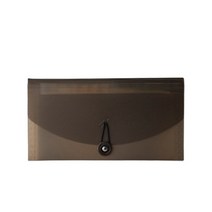 다아모아 아코디언 영수증 통장 보관 백, 커피, 1개
