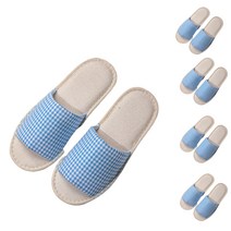 다다랜드 스트라이프 거실화 5켤레 세트, 블루, 5개