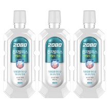 2080 진지발리스 마일드 가글, 800ml, 3개