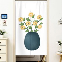 마켓에이 큐티 일러스트 스퀘어 하프 커튼