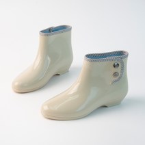 쿠키세븐 패턴 숏 레인부츠 Y0446