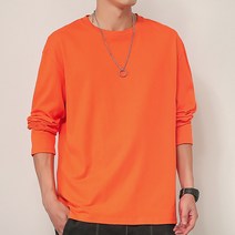 남성용 마켓A 베이직 라운드 코튼티