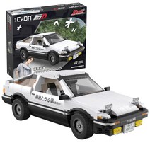 바니랜드 CADA 이니셜D 후지와라 타쿠미 블록자동차 AE86 트레노(C61024W), 혼합색상