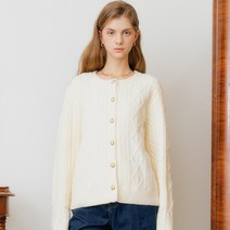 룩캐스트 여성용 HERA CABLE KNIT CARDIGAN
