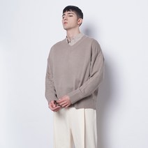 ABON 남성용 semi over 브이넥 니트 M15