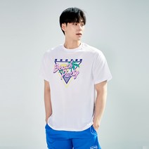 벤디스 남성용 트레이션 래쉬가드 세트 Z023, 화이트(상의), 블루(하의)