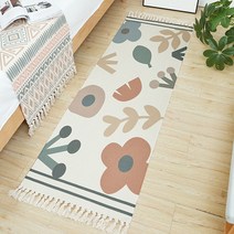 파라다이소 장식장 태슬 매트 거실장 TV 캐비닛 덮개 테이블러너, 02타입, 60 x 150 cm
