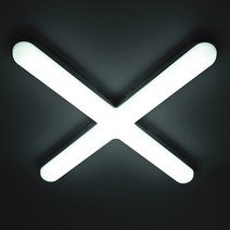 LED 십자등 60W, 주광색, 1개