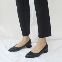 벨라노이 여성용 베이직 뾰족코 정장 낮은굽 펌프스 3cm