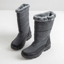 쿠키세븐 여성용 더블스티치 패딩 털부츠 P9400