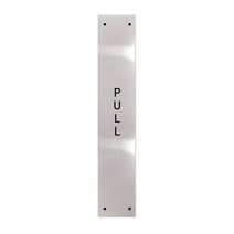 고정문 디자인문패 슬림실버바 실버유광 S, PULL, 1개