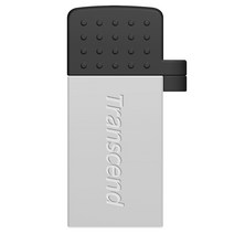 트랜센드 JetFlash 380 OTG USB 2.0 메모리 실버, 32GB
